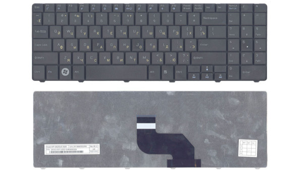 Клавіатура для ноутбука MSI (CR640, CX640) Black, RU