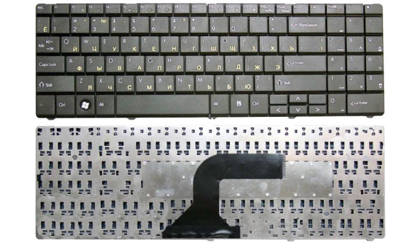 Клавіатура ноутбука Packard Bell EasyNote (ST85, ST86, MT85, TN65) Black, RU