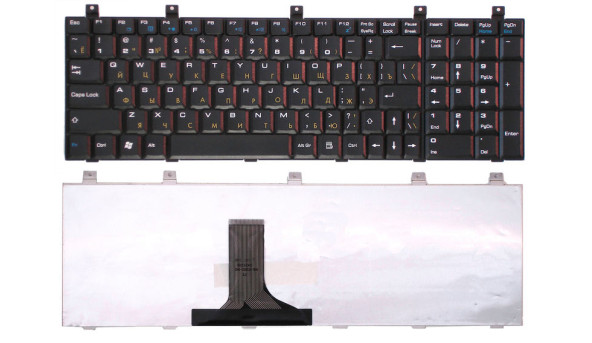 Клавіатура для ноутбука Roverbook Explorer W700 Black, RU
