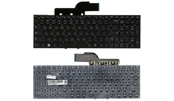 Клавіатура для ноутбука Samsung (300E5A, 300V5A, 305V5A, 305E5) Black, (No Frame), RU