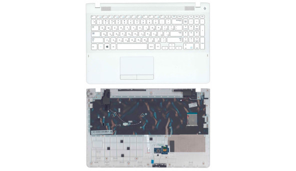 Клавіатура для ноутбука Samsung 370R4E White, White TopCase, RU