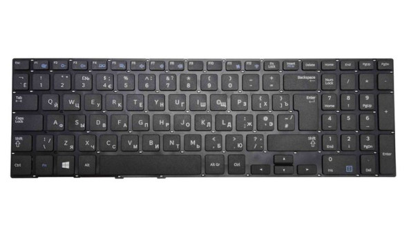 Клавіатура для ноутбука Samsung (370R4E, 370R5E, 370R4E-S01) Black, (No Frame), RU