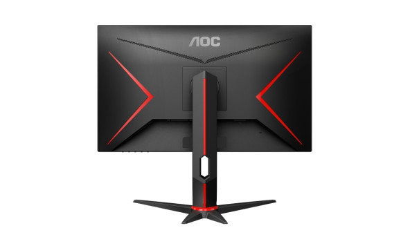 TFT 27" AOC 27G2SAE/BK, VA, 165Гц, D-Sub, HDMIx2, DP, колонки, чорний з червоним - 570431