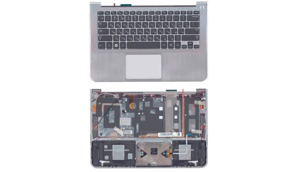 Клавіатура для ноутбука Samsung (900X3A) Black, (Silver TopCase), RU