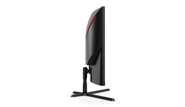 TFT 31.5" AOC C32G3AE/BK, VA, 165Гц, 4мс, вигнутий, DP, HDMIx 2, колонки, чорний з червоним - 570434