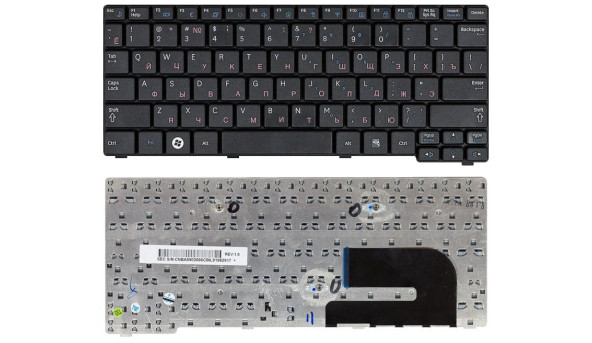 Клавіатура для ноутбука Samsung (N140, N150, N145, N144, N148) Black, RU