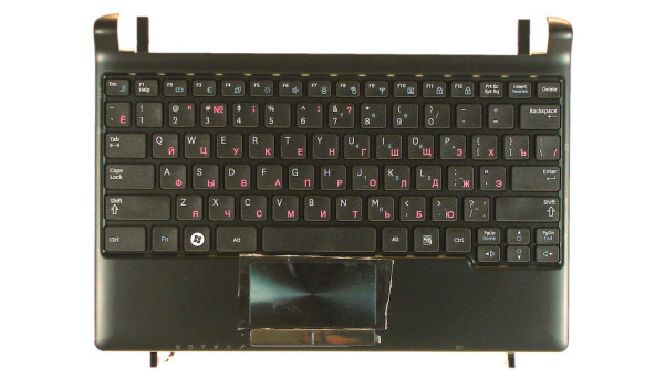 Клавіатура для ноутбука Samsung N250 Black, Black TopCase, RU