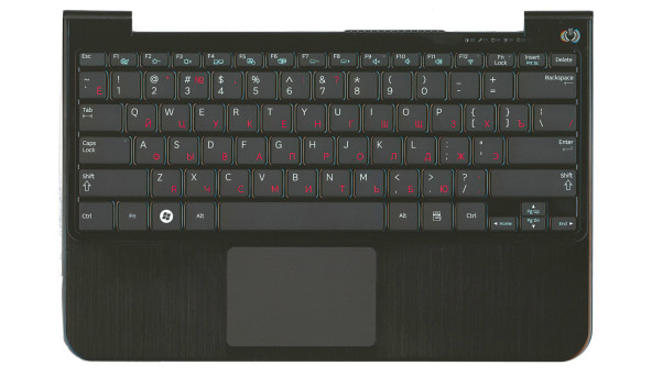 Клавіатура для ноутбука Samsung NP900X1B Black, Black TopCase, RU
