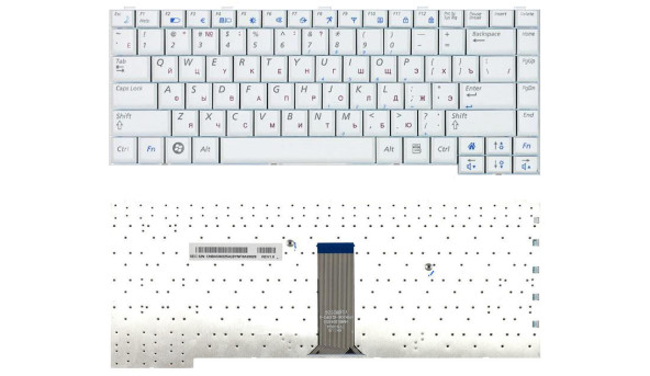 Клавіатура для ноутбука Samsung (Q310, Q308) White RU