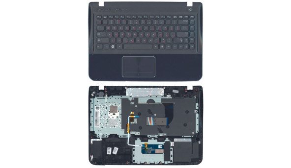 Клавіатура для ноутбука Samsung (SF411) Black, (Black TopCase), RU