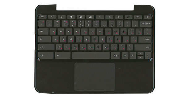 Клавіатура для ноутбука Samsung Chromebook (XE500) Black, (Black TopCase), RU