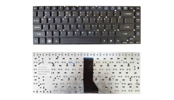 Клавиатура для ноутбука Acer Aspire 3830T, 3830TG, 4830T, 4830TG Black, (No Frame), EN