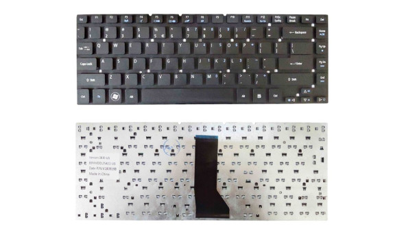 Клавіатура для ноутбука Acer Aspire 3830T, 3830TG, 4830T, 4830TG Black, (No Frame), EN
