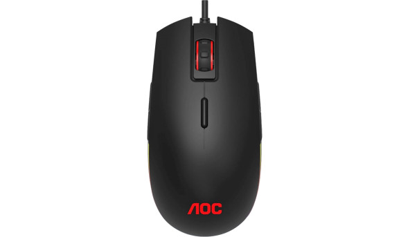 Мишка AOC GM500 ігрова, 5000dpi., 8кн., RGB PMW3325 чорна