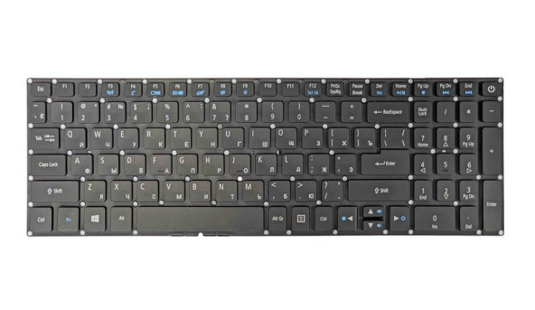 Клавіатура для ноутбука Acer Aspire R5-571T з підсвіткою Black, (No Frame) RU