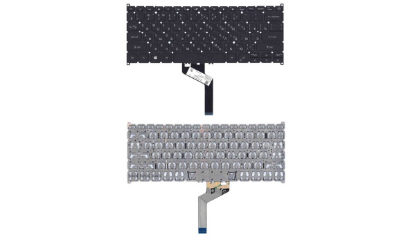 Клавіатура для ноутбука Acer Swift 3 SF313-51 з підсвіткою (Light), Black, RU