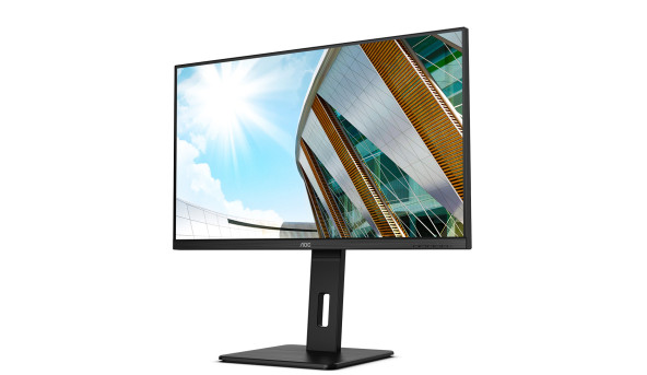 TFT 31.5" AOC U32P2CA, VA, UHD, DP, HDMI x 2, USB-C, Pivot, HAS, колонки, чорний - 570705