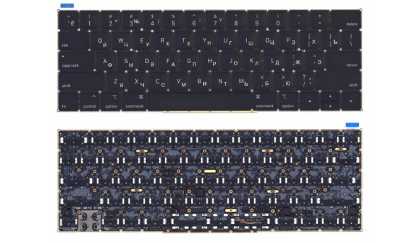Клавиатура для ноутбука Apple MacBook Pro Retina 13" A1989, (No Frame), RU (плоский Enter)