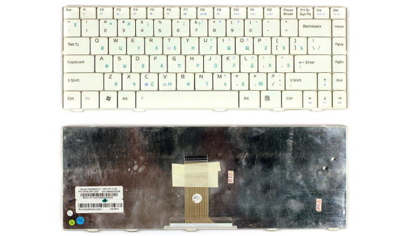 Клавіатура для ноутбука Asus (F80, F80S, F80CR, F80Q, F80L) White, RU