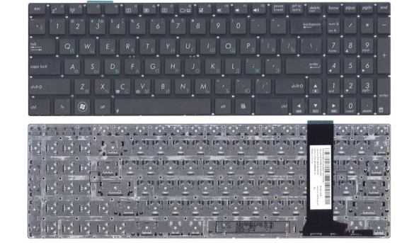 Клавиатура для ноутбука Asus N56, N56V, N76, N76V, G771 Black, (No Frame) RU
