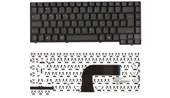 Клавіатура для ноутбука Asus EEE PC A3A, A3E, A3H, A3L, A3G, A3V, A4, A7, F5R, F5L, M9, Z8, F5SV F5 G2K G2P G2PB G2PC G2S G2SG G2SV X50N X50R X50RL X50Z X50VL X51C X51H X59 X59L Black, RU