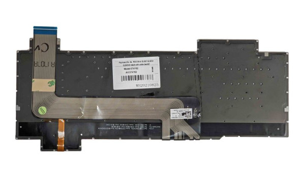 Клавіатура для ноутбука Asus ROG Strix GL503 з підсвіткою (White Light), Black, (No Frame) RU