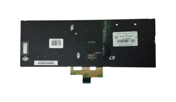 Клавіатура для ноутбука Asus ZenBook UX433FA з підсвіткою (Light), Silver, (No Frame) RU
