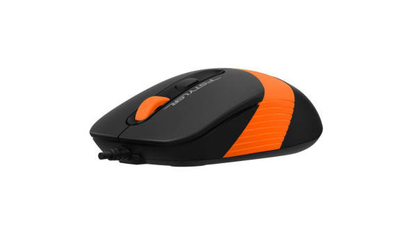Мишка A4-Tech Fstyler FM10S, 4 кн., 1600 dpi, безшумна, USB,помаранчева - 570818
