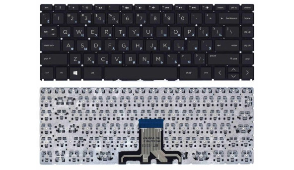 Клавіатура для ноутбука HP 240 G7 Black, (No Frame), RU