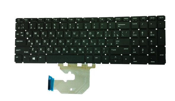 Клавіатура для ноутбука HP 450 (G6) Black, з підсвіткою (Light), (No Frame), RU
