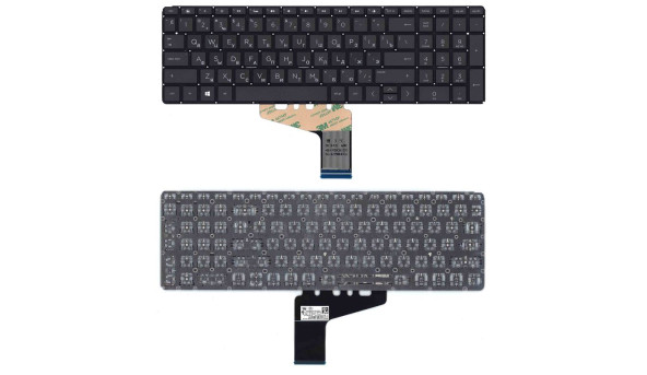 Клавиатура для ноутбука HP Omen (15-dh), Black, (No Frame) RU