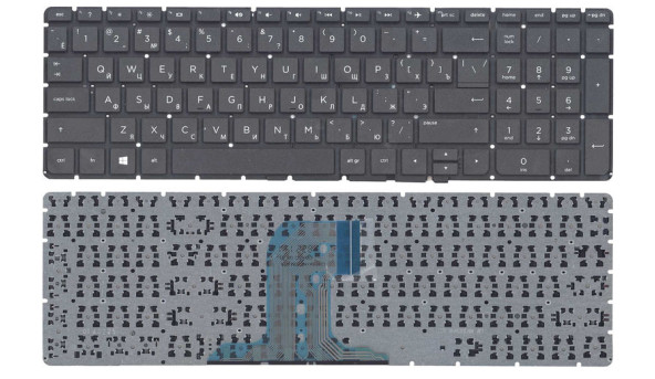 Клавиатура для ноутбука HP Pavilion (250 G4, 255 G4) Black, (No Frame) RU