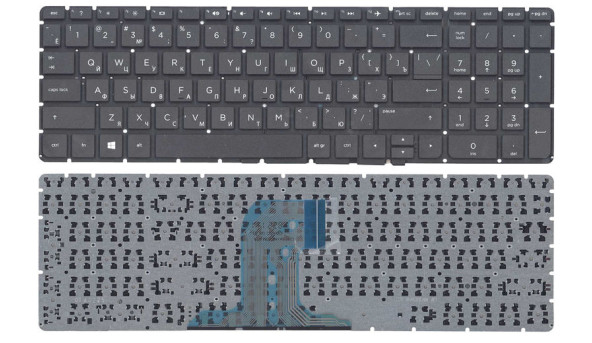 Клавіатура для ноутбука HP Pavilion (250 G4, 255 G4) Black, (No Frame) RU