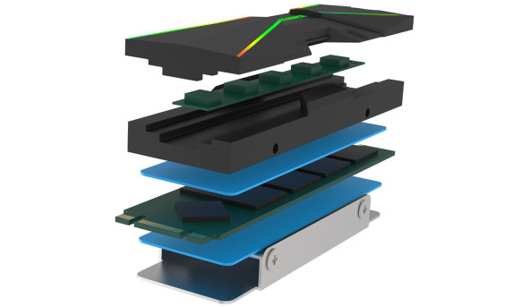 Радіатор XILENCE Performance A+ M2SSD Cooler ARGB M2SSD.B.ARGB - 570884