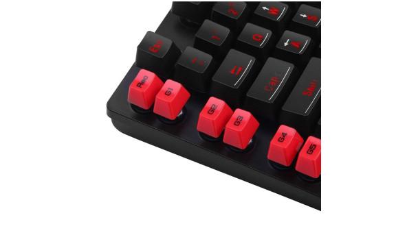 Клавіатура ігрова Redragon Yaksa K505 UKR, 7 кольорів AntiGhost USB - 570890