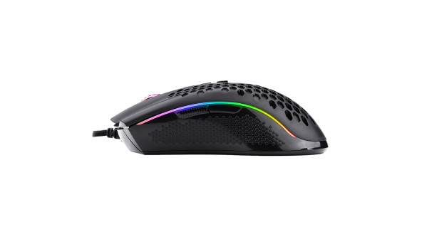 Мишка Redragon Storm M808 RGB Optical, ігрова, 12400dpi., 7кн., Ultralight чорна - 570899