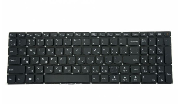 Клавиатура для ноутбука Lenovo IdeaPad (110-15IBR) Black, (No Frame), RU