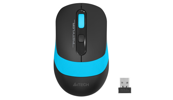Мишка бездротова A4-Tech Fstyler FG10S, 4 кн., 2000 dpi, синя