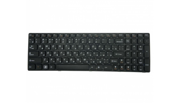 Клавиатура для ноутбука Lenovo IdeaPad G500, G505, G510, G700, G710 , Black, (Black Frame) RU