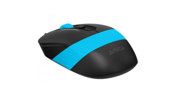 Мишка A4-Tech Fstyler FM10S, 4 кн., 1600 dpi, безшумна, USB, синя - 570968