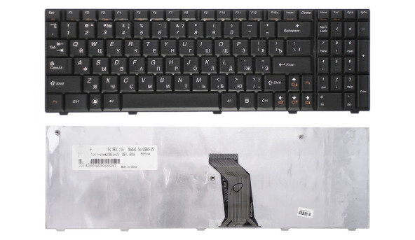Клавіатура для ноутбука Lenovo IdeaPad G560, G560A, G560E, G565, G565A Black RU