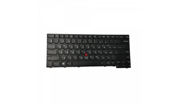 Клавіатура для ноутбука Lenovo Thinkpad (E470, E475) Black з указателем RU
