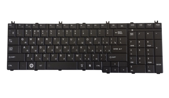 Клавиатура Toshiba Satellite (C650, C650D, C655, C655D, C660, C660D, C665, C665D, C670, C670D, C675, C675D, L650, L650D, L655, L655D, L670, L670D, L675, L675D, L750, L750D, L755, L755D, L770, L770D, L775, L775D ) Black, RU/EN
