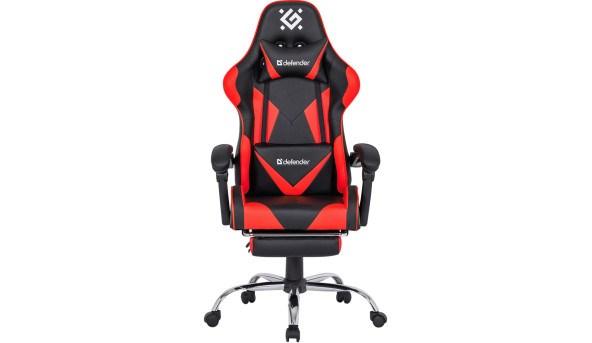 Крісло ігрове Defender Pilot, 60мм поліуретан, Black/Red - 571078