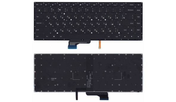 Клавиатура для ноутбука Xiaomi Mi Pro 15.6 Black с подсветкой (Light), (No Frame) RU - 571083