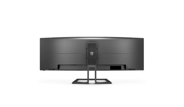 TFT 48.8" Philips 498P9Z, VA, 5120 x 1440, HDMI 2.0 x 3, DP, USB 3.2 x 2, HAS, колонки, чорний - 571187