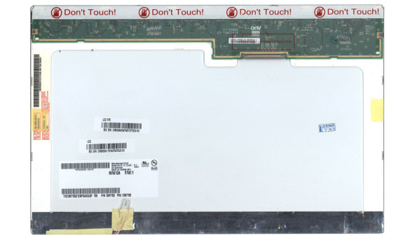 Матрица для ноутбука 14,1", Normal (стандарт), 30 pin (сверху справа), 1280x800, Ламповая (1 CCFL), без креплений, матовая, AU Optronics (AUO), B141EW01 V.1