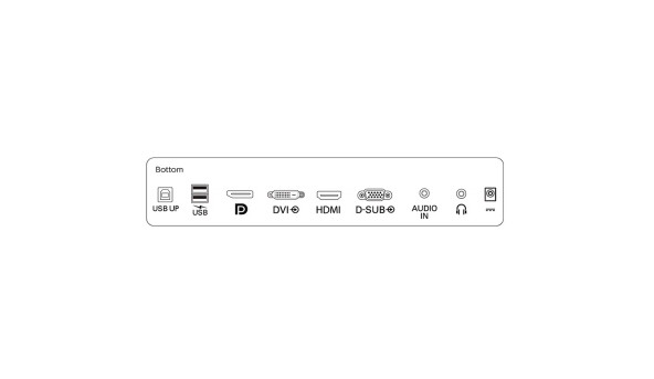 TFT 17" Philips 172B9TL, сенсорний (10 д.), 5:4, 1280 x 1024, VGA, DVI-D, HDMI, DP, USB-Hub, HAS, - 571281