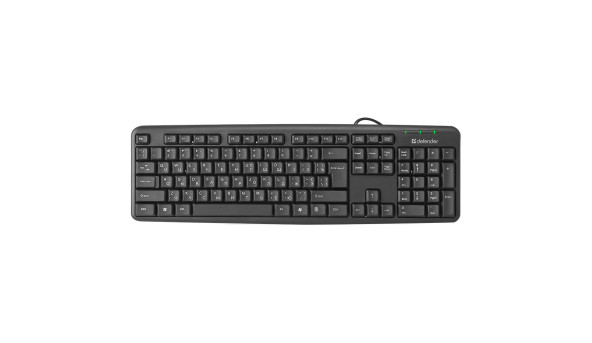 Комплект Defender Dakota C-270 UA, USB, дротовий, чорний - 571296