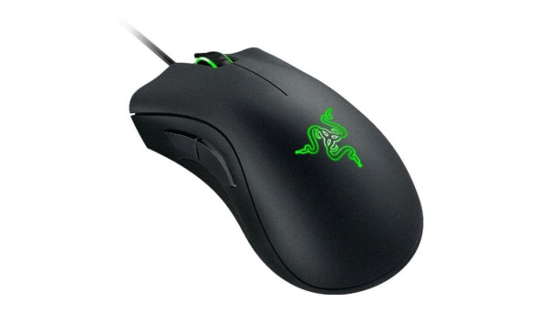Мишка Razer Death Adder Essential 2021, ігрова, 6400dpi., 5кн., чорна - 571317